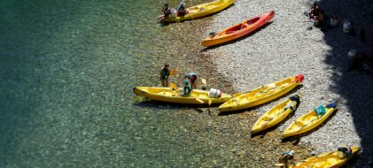 Kayak en famille rivière Split