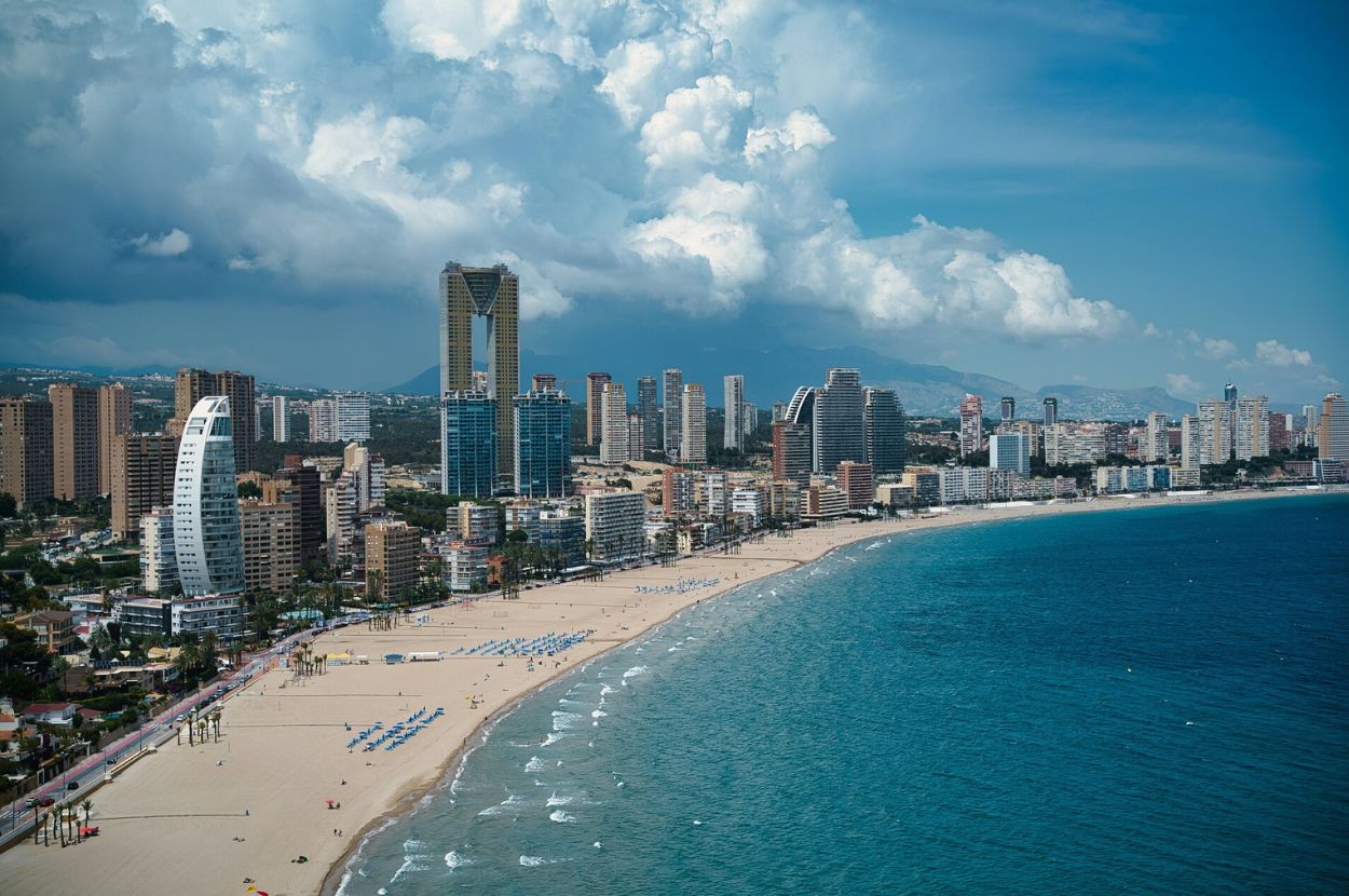 Vue aérienne Benidorm